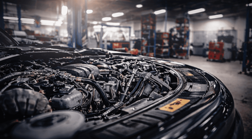 Mecânico trabalhando